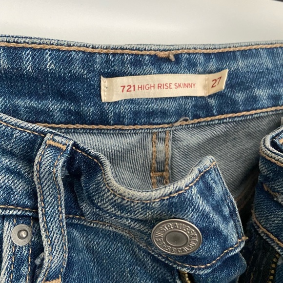 Levi’s 721 high rise skinny jeans - Picture 5 of 5